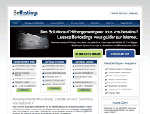 Tablet Screenshot of behostings.com